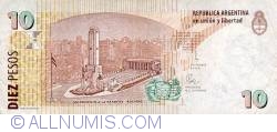 Image #2 of 10 Pesos ND (1998-2003) - Signature variation