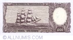 Image #2 of 1 000 Pesos ND (1966-69)
