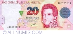 Image #1 of 20 Pesos ND (1993)