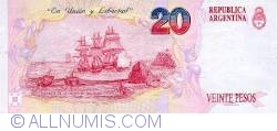 Image #2 of 20 Pesos ND (1993)