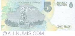 Image #2 of 5 Pesos ND(1993)