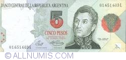 Image #1 of 5 Pesos ND(1993)