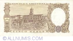 Image #2 of 5 Pesos ND (1960-62)