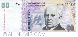 Image #1 of 50 Pesos ND (2003-2013) (bancnotă de înlocuire) - semnături Martín Pérez Redrado/ Alberto Edgardo Balestrini