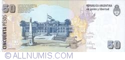 Image #2 of 50 Pesos ND (2003-2013) (replacement note) - semnături Martín Pérez Redrado/ Alberto Edgardo Balestrini