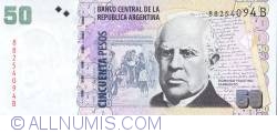 50 Pesos ND (2003) - semnături Hernán Martín Pérez Redrado / Alberto Edgardo Balestrini