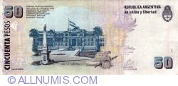 Image #2 of 50 Pesos ND (2003-2013) - signatures Hernán Martín Pérez Redrado / Eduardo Alfredo Fellner