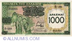 1000 Drachmai 1939 (1. I.)
