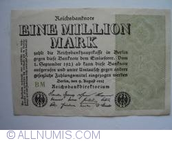 Image #1 of 1 Million (1 000 000) Mark 1923 (09. VIII.)