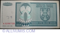 Image #2 of 100 000 000 Dinari 1993