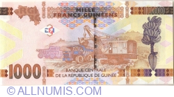 1000 Francs 2017 - Signatures: Malado Kaba &amp; Louncény Nabe