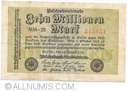 10 Milioane (10 000 000) Mărci 1923 (22. VIII.) - 3