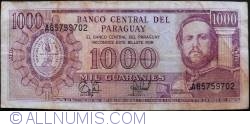 Image #1 of 1000 Guaranies ND (1995)