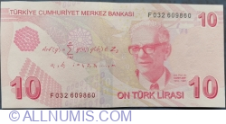 10 Lira ND (2022)