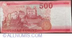 500 Forint 2022 - Semnaturi: György Matolcsy, Dr. Mihály Patai, Dr.Csaba Kandrács, Barnabás Virág