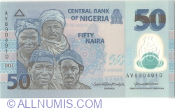 50 Naira 2021 - Signatures: Godwin Ifeanyi Emefiele & Ahmed Bello Umar