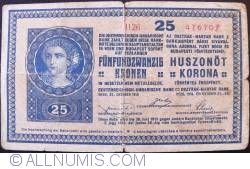 Image #1 of 25 Kronen 1918 (27. X.)