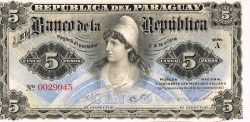 5 Pesos Moneda Nacional = 50 Centavos Oro (L.1907)