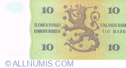Image #2 of 10 Markkaa 1980 - semnături: Alenius/ Koivikko