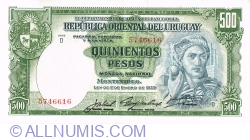 Image #1 of 500 Pesos L. 1939 - Serie D