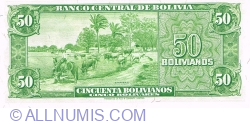 Image #2 of 50 Bolivianos L.1945
