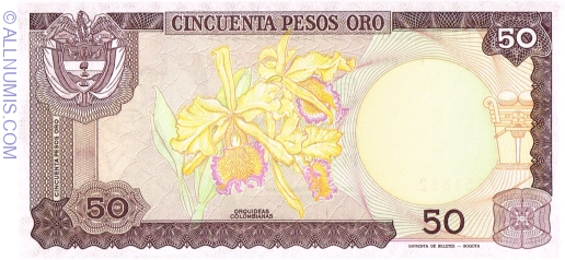 Image #2 of 50 Pesos Oro 1984 (12. X.)