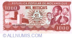 Image #2 of 1000 Meticais 1983 (16. VI.)
