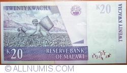 Image #2 of 20 Kwacha 2009 (31. X.)