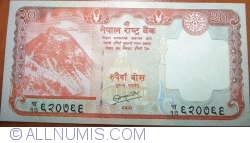 Image #1 of 20 Rupees ND (2010) - Semnătură Dr. Yuva Raj Khatiwada