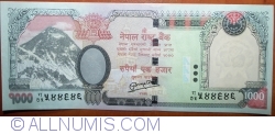 Image #1 of 1000 Rupees ND(2010) - semnătură Dr. Yuva Raj Khatiwada
