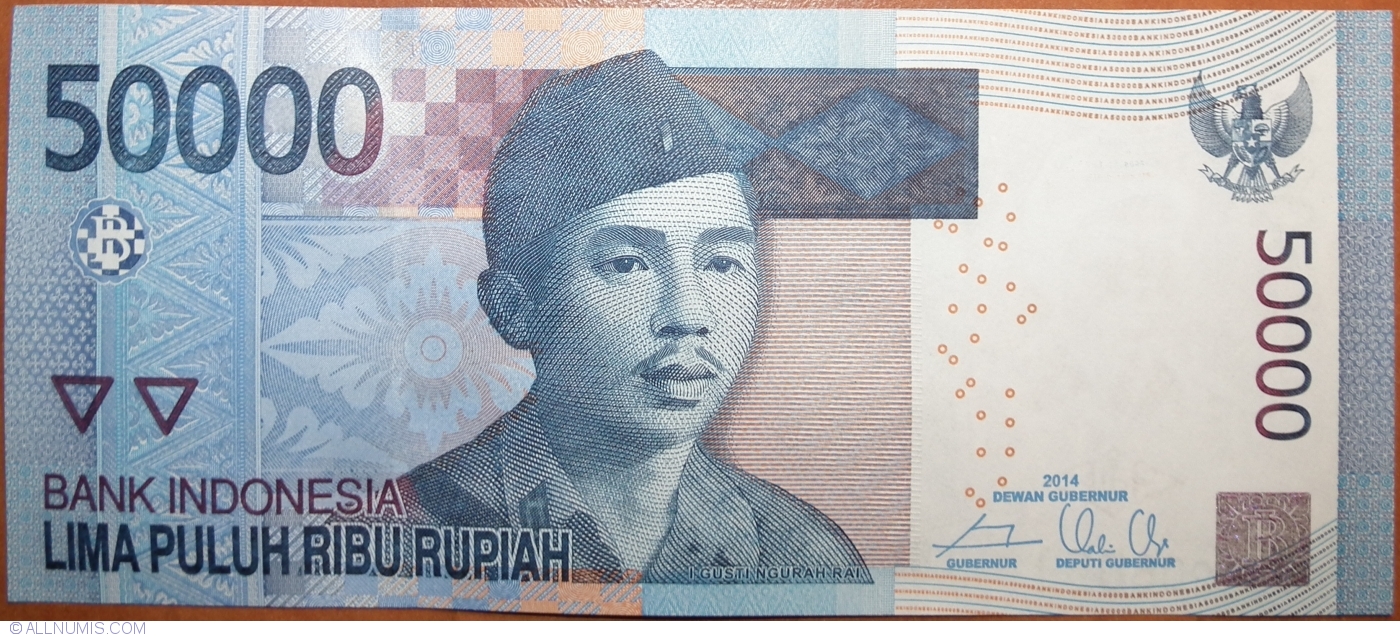 50 000 Rupiah 2004/2014, 2014 Issue - Indonesia - Banknote - 6750