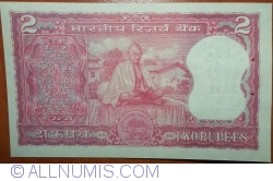 Image #2 of 2 Rupees ND(1969-1970)