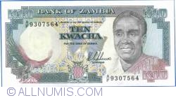 Image #1 of 10 Kwacha ND (1989-1991)