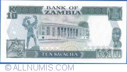 Image #2 of 10 Kwacha ND (1989-1991)