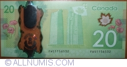 Image #2 of 20 Dolari 2015 - Regina Elizabeth II