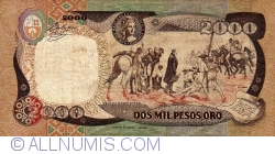 Image #2 of 2000 Pesos Oro 1988 (17. XII.)