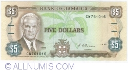 Image #1 of 5 Dolari 1992 (1. VIII.)