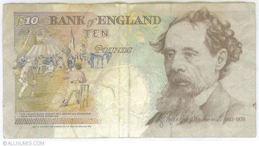1990-1992 Edition Crown At Upper Right Banknote – Reproduction – 5,10,20 Pound Lot