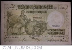 50 Francs - 10 Belgas 1947 (28. III.)