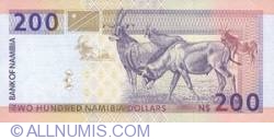 Image #2 of 200 Namibia Dollars ND (1996)