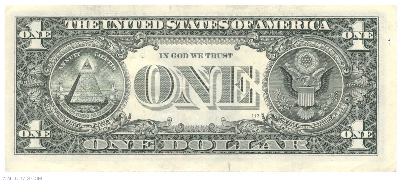 1 Dolar 2013 - B, 2013 Issue - 1 Dolar - United States of America -  Banknote - 12062