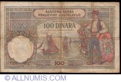 Image #2 of 100 Dinara 1929 (1. XII.)