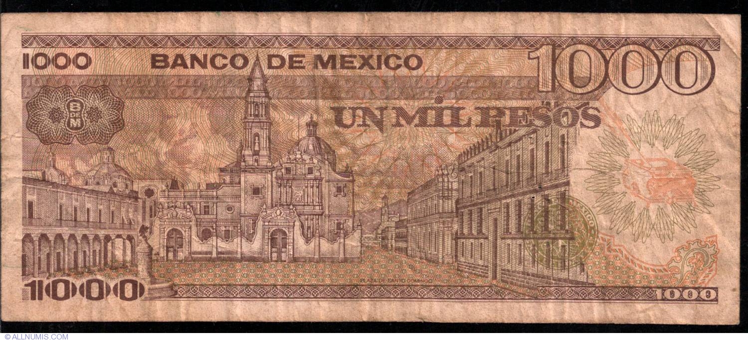 Details about   Mexico 2000 Pesos 28-3-1989 Pick 86.c UNC Uncirculated  Banknote Serie EF 