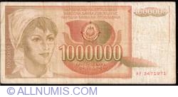 1,000,000 Dinara 1989