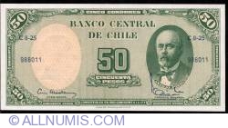 5 Centisimos on 50 Pesos ND (1960-1961)