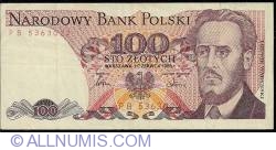 Image #1 of 100 Zlotych 1986 (1. VI.)