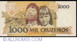 Image #2 of 1000 Cruzeiros ND (1991)
