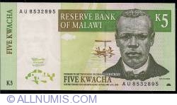 Image #1 of 5 Kwacha 1997 (1. VII.)