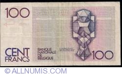 100 Franci ND (1982-1994) - semnături Serge Bertholome / Alfons Verplaetse