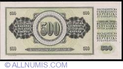 500 Dinara 1981 (4. XI.)